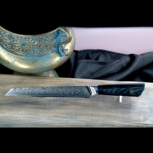 Bread knife 🥖 Damascus knife from Schneidemesser