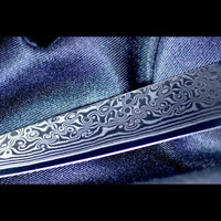 SKeld™ Damast Allzweckmesser V2 Black Serie mit VG10 Kernstahl und 67 Lagen Damast