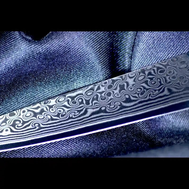 SKeld™ Damast Allzweckmesser V2 Black Serie mit VG10 Kernstahl und 67 Lagen Damast