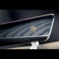 Ergonomischer schwarzer G10 Griff des SKeld™ Damast Butchermesser Fleischmesser - V2 Black Serie