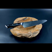 SKeld™ Damast Kochmesser Black Serie – hochwertiges Kochmesser aus Damaststahl für präzises Schneiden