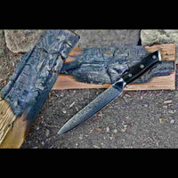 Skeld™ Damast Tranchiermesser Black Serie – hochwertiges Tranchiermesser für präzises Schneiden