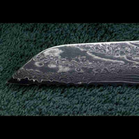 SKeld™ - Schneidemesser - Brotmesser Klinge aus V10 Kernstahl mit 67 Lagen Damast