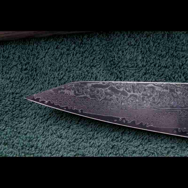 SKeld™ - Schneidemesser - Kiritsuke Klinge aus 67 Lagen Damaststahl mit VG10 Kern