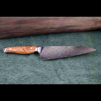 SKeld™ - Schneidemesser - Damast Kiritsukemesser mit VG10 Kernstahl und Olivenholzgriff